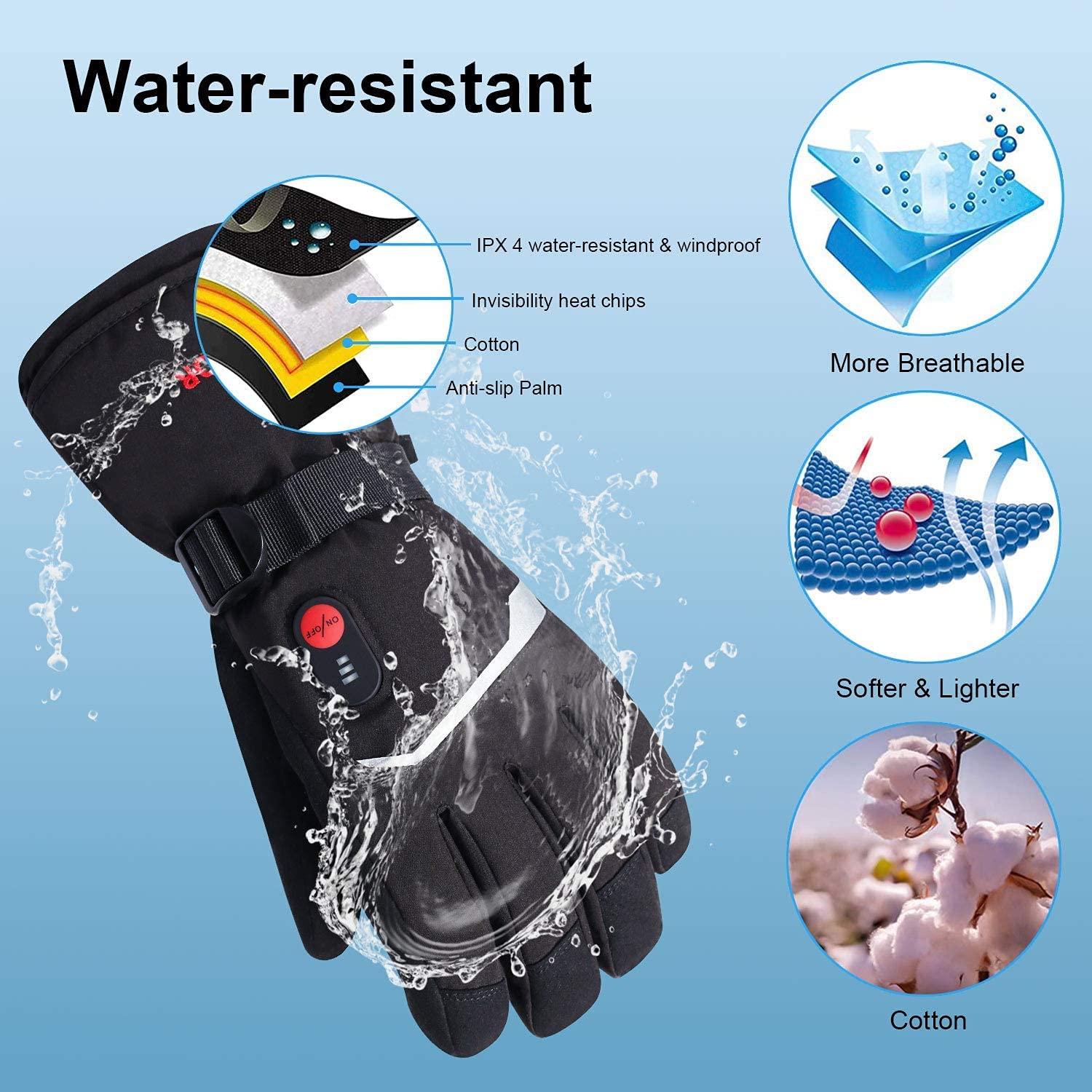 Зимние перчатки с подогревом « – обзор и цена Heated Gloves Electric